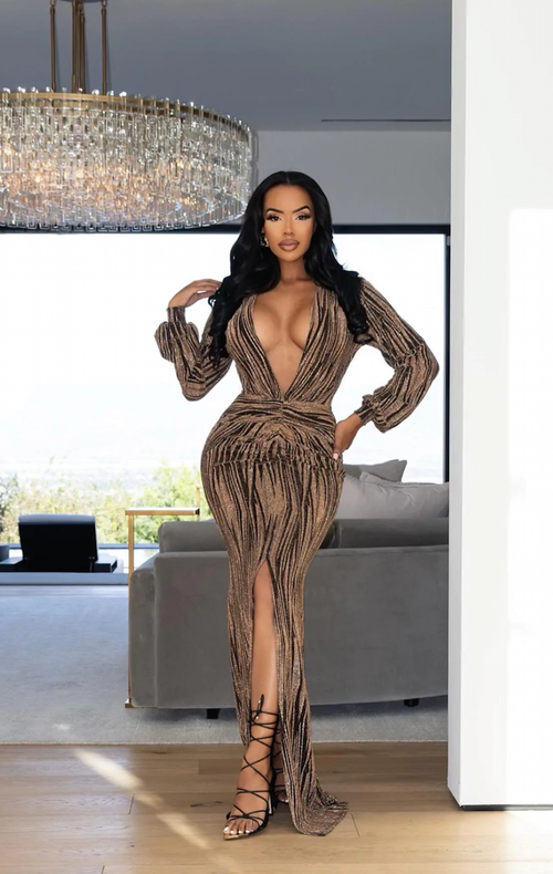 Galore Sequin Maxi Dress